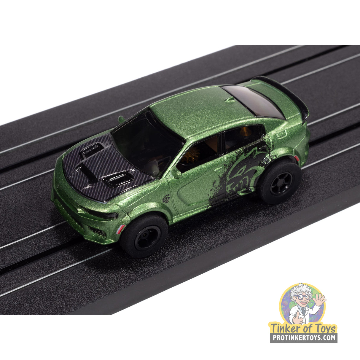 Xtraction 2021 Dodge Charger SRT Hellcat Redeye (Flat Green & Gloss Black) 3A | SC417 | Auto World