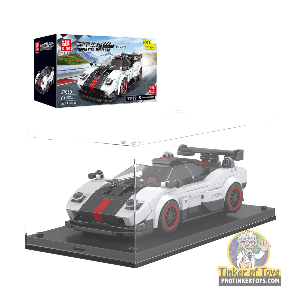 Zoda Sports Car Building Set (374 Pcs) | MDK27030 | Mould King