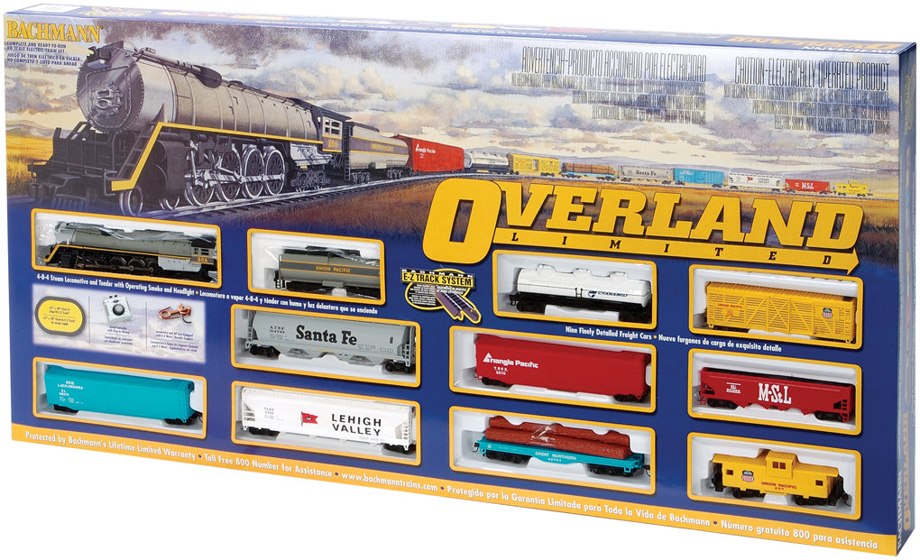 Train set featuring various locomotives and rolling stock for model railroading for Bachmann 614