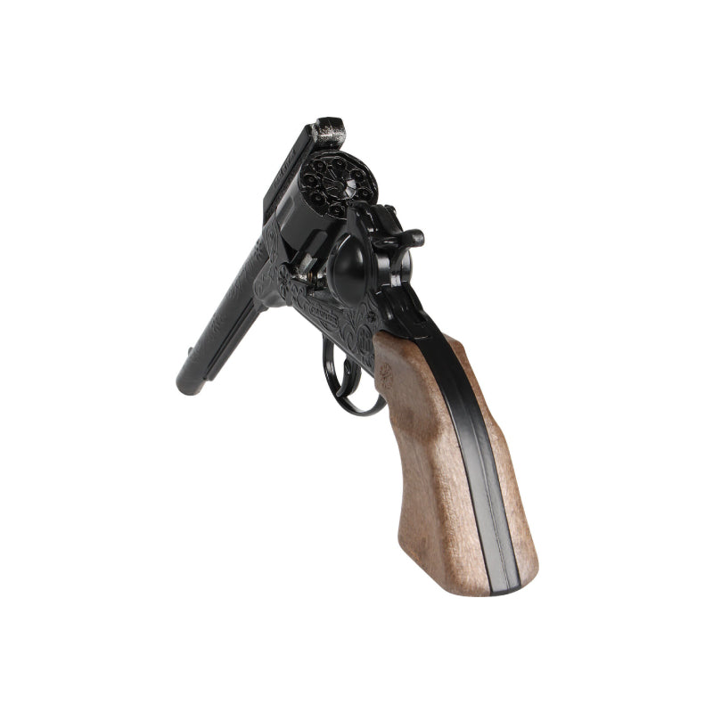Cowboy Colt Style Revolver Pistol 8-Shot Black | 88/6 | Gonher