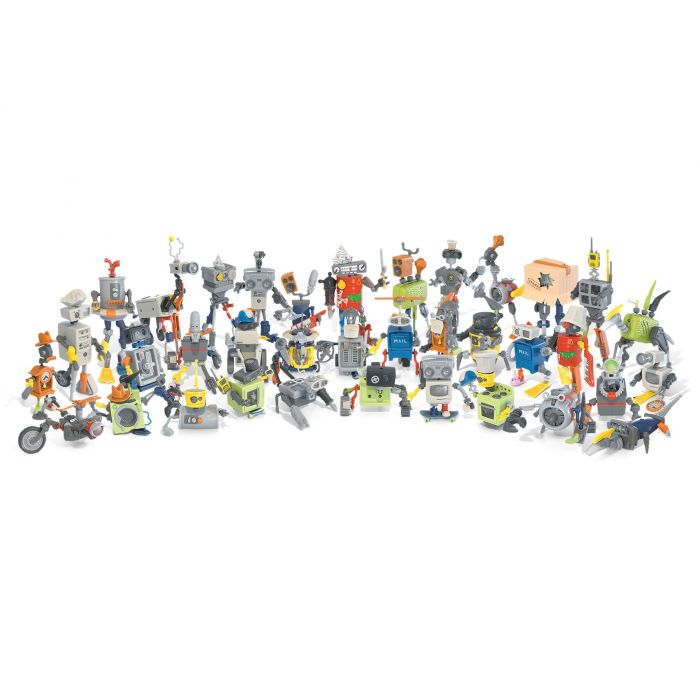 Assortment of small, robotic junk toys for imaginative play for HexBug 430-6842