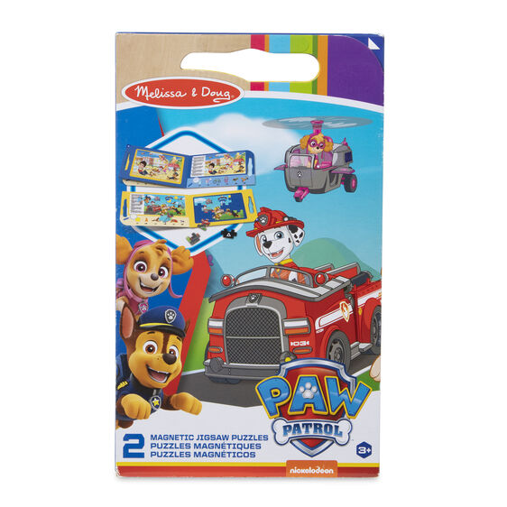 PAW Patrol magnetic jigsaw puzzle set featuring characters and vehicles for Melissa and Doug 33262