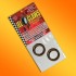 Model car wheel set for Ferrari, Aston Martin, and Lamborghini slot car vehicles for Jel Claw ST 1052