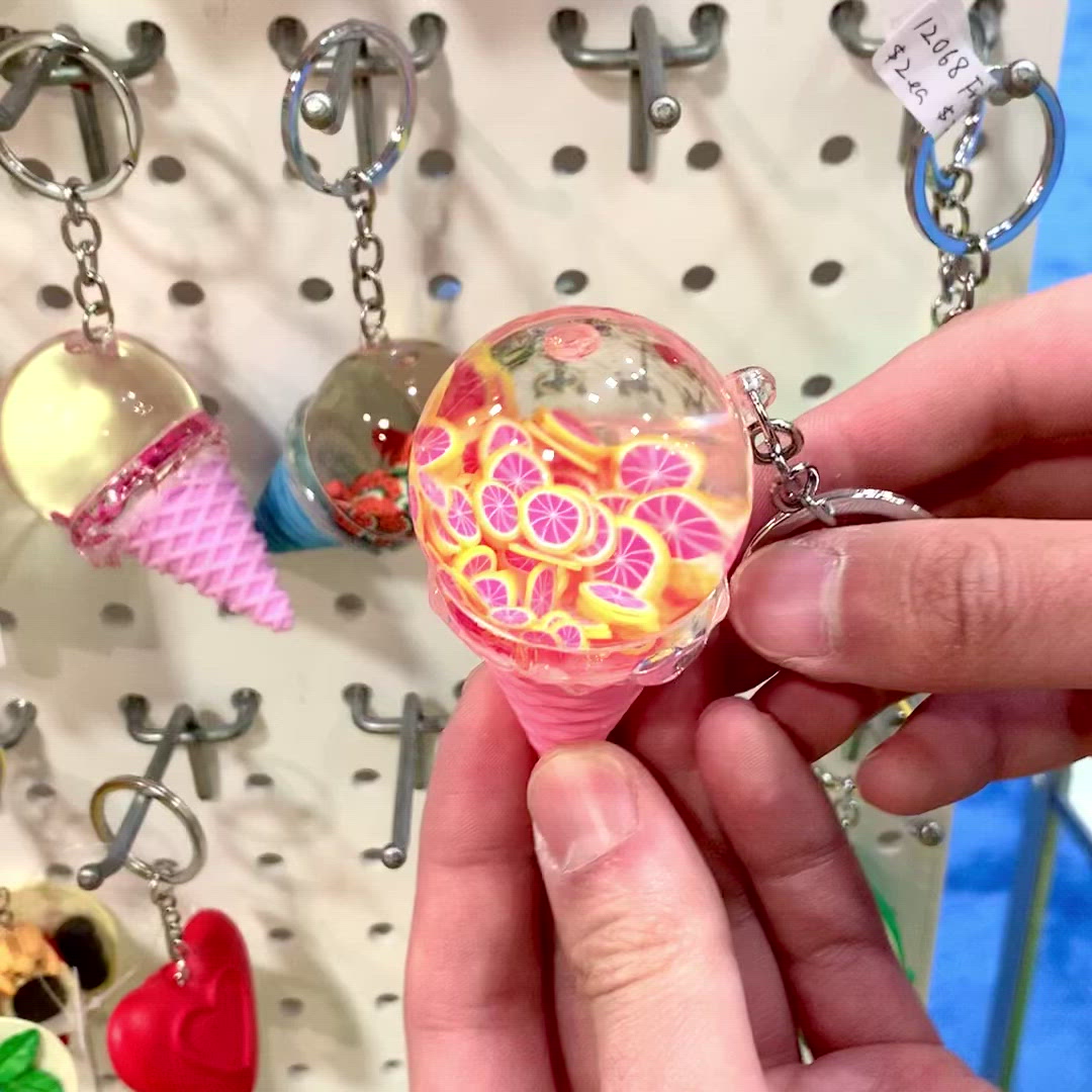 Fruit Ice Cream Floaty Key Charm | 12068 | Bcmini