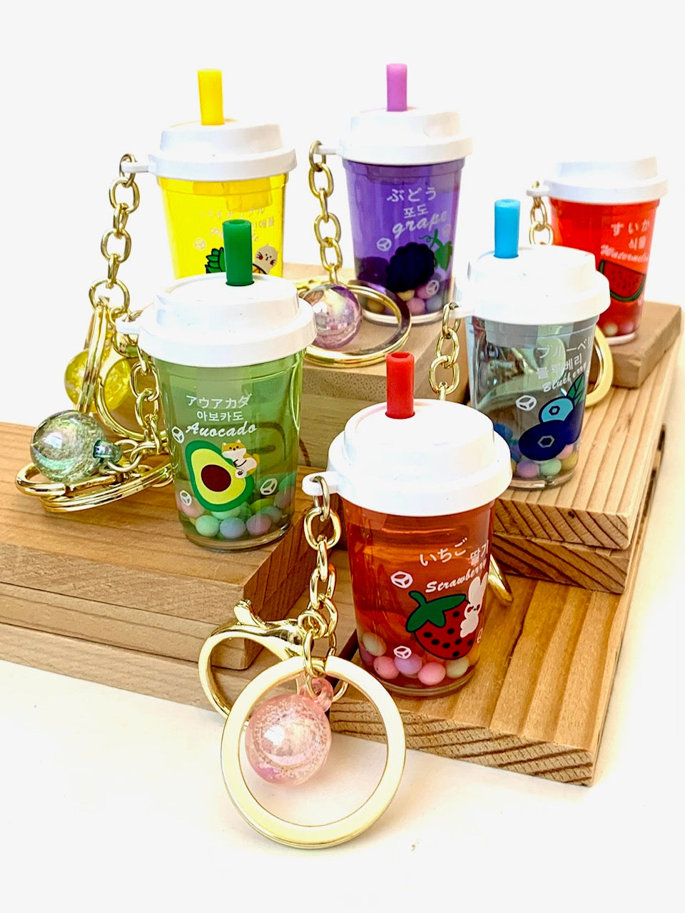 Fruit Boba Floaty Key Charm | 12077 | Bcmini