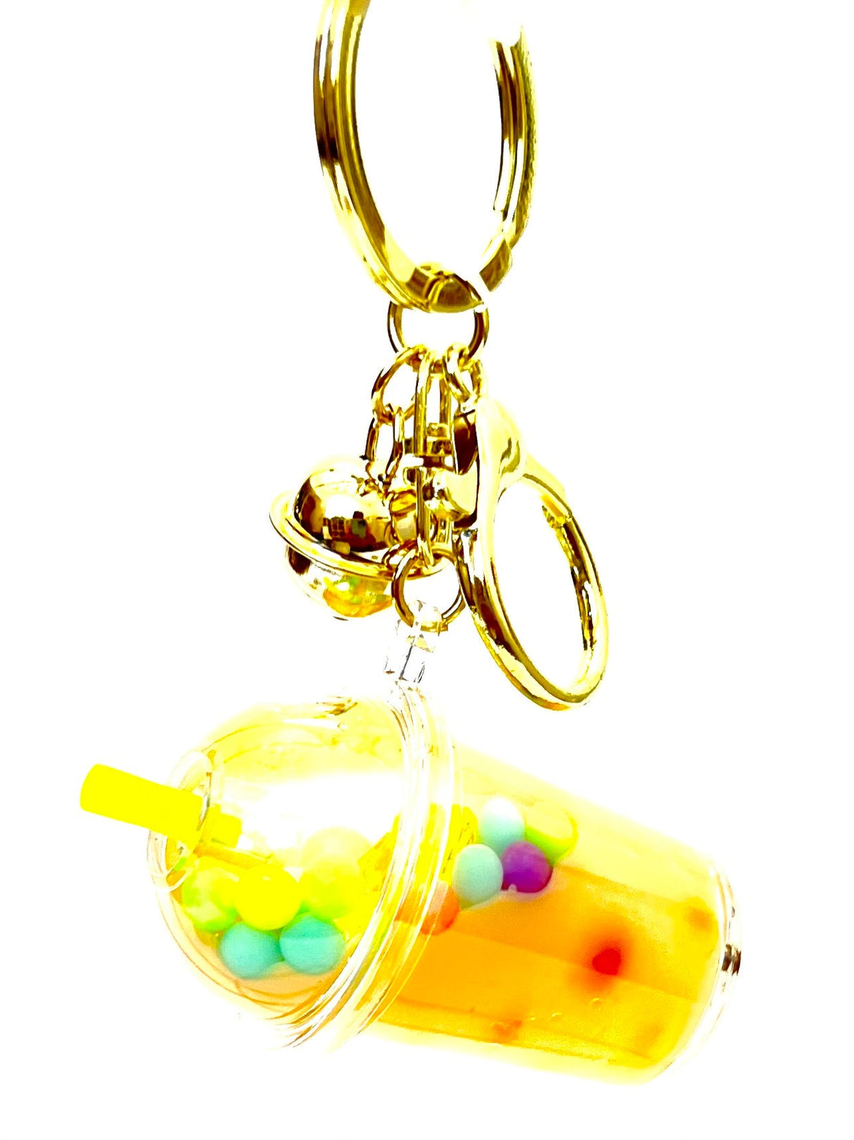 Pastel Round Top Boba Floaty Key Charm | 12095 | Bcmini