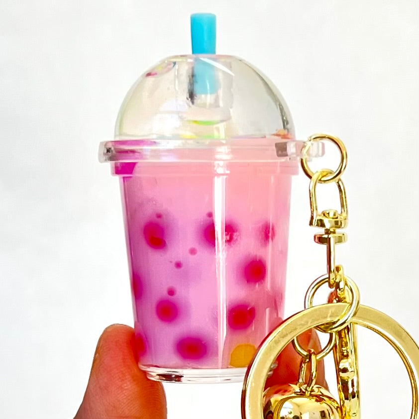Pastel Round Top Boba Floaty Key Charm | 12095 | Bcmini