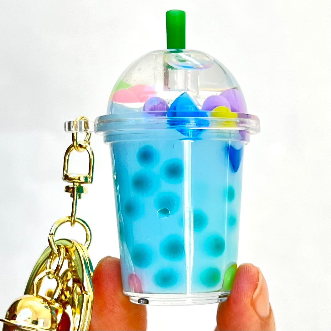 Pastel Round Top Boba Floaty Key Charm | 12095 | Bcmini
