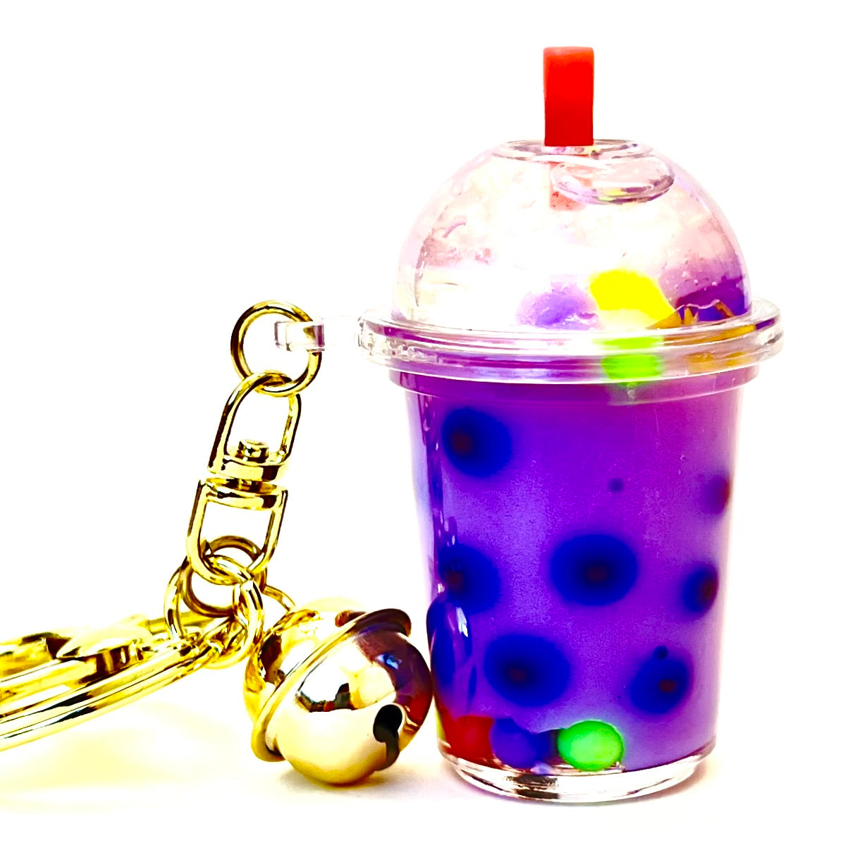 Pastel Round Top Boba Floaty Key Charm | 12095 | Bcmini