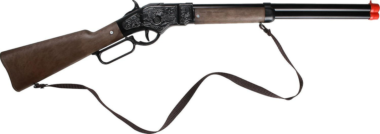 Cowboy Lil Henry Lever Action Toy Rifle 8-Shot 27" Long - Black | 99/6 | Gonher