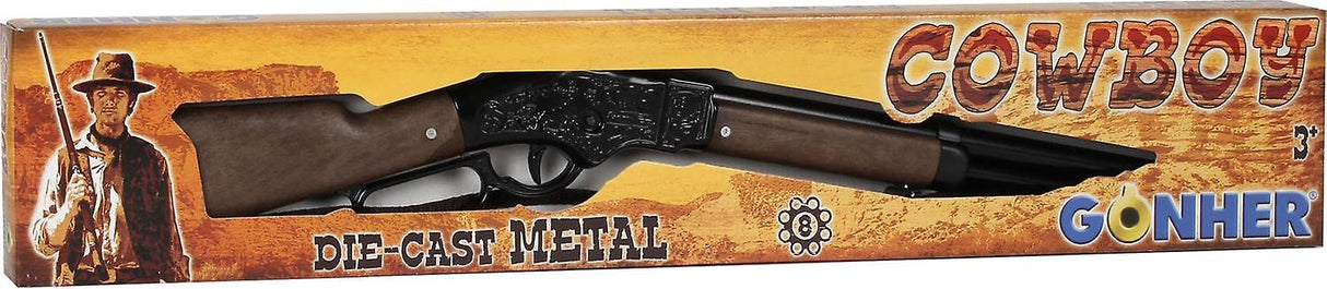 Cowboy Lil Henry Lever Action Toy Rifle 8-Shot 27" Long - Black | 99/6 | Gonher