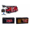 Red RC fire truck with ladder and accessories on a white background for IMEX HUN11561