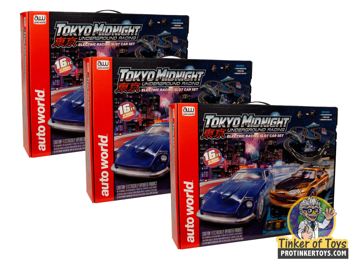 16' Tokyo Midnight Underground Racing Slot Race Set | SRS342 | Auto World
