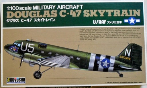 Second Chance Douglas C-47 Skytrain Military AirCraft 1:100 Scale | 100-C4-1 | Doyusha