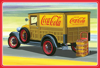 1929 Ford Woody Pickup Coke Cola 1:25 Scale Model Kit | AMT1333M | AMT