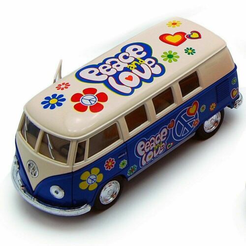 1962 Volkwagen Classical Bus | 5377DF | Kinsmart-Toy Wonders-Blue-ProTinkerToys