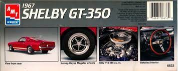 1967 Shelby GT-350 W/ Sticker on Front 1:25 | 6633| AMT ERTL Models