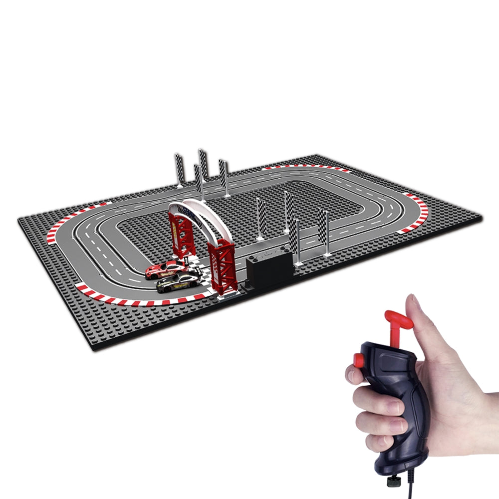 Race track set with cars and controller for fun play for Jupiter Creations 20001