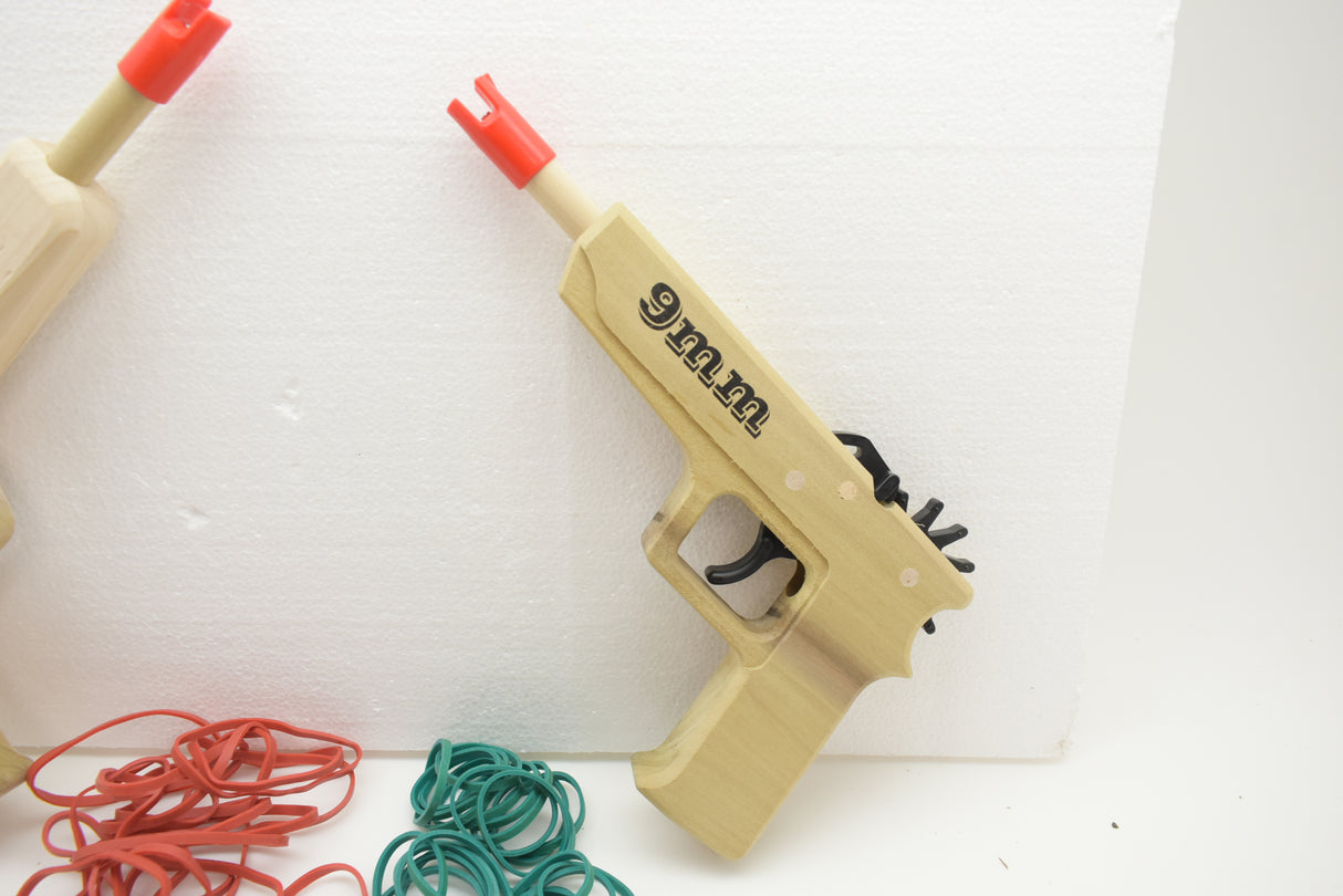Toy guns with 9mm and .45 markings, part of a cops and robbers set for zzexpiredMagnum Enterprises GL29MM-GL2M45