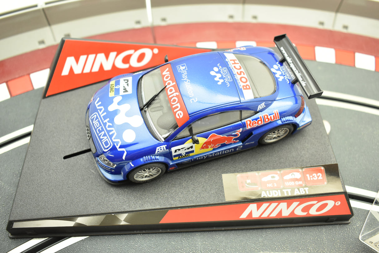Blue Audi TT race car with Red Bull livery on a track mat for ZZ Expired Kim Collection 50267
