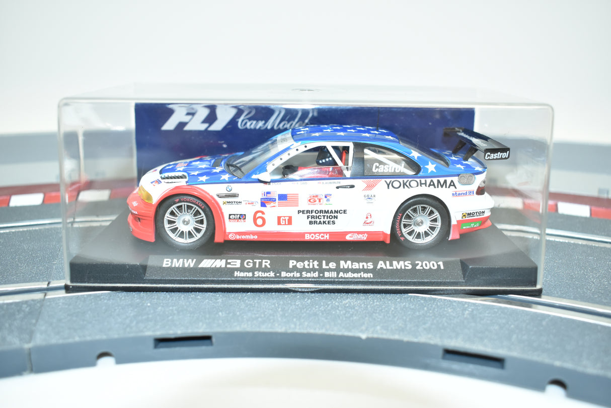Slot car of 2001 BMW M3 GTR race car for Fly Car 88049