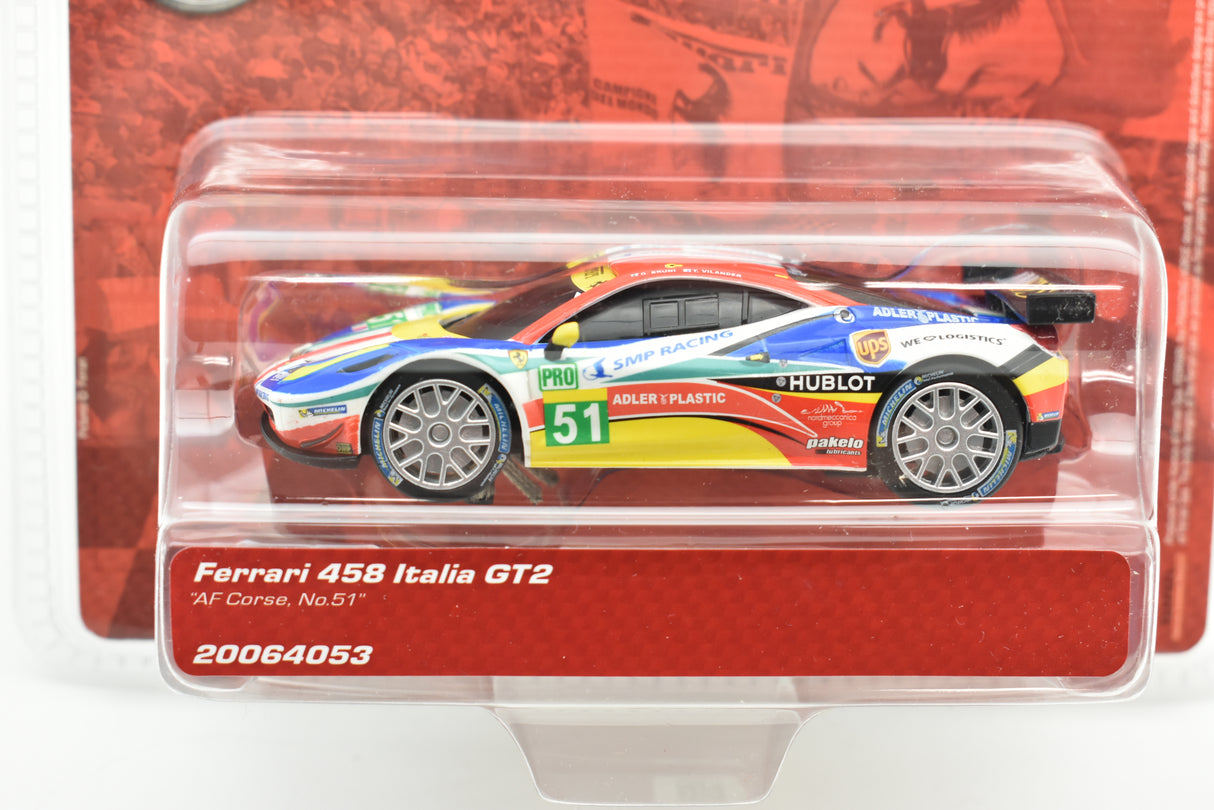 Slot car of a Ferrari 458 Italia GT2 race car for Carrera Go 20064053