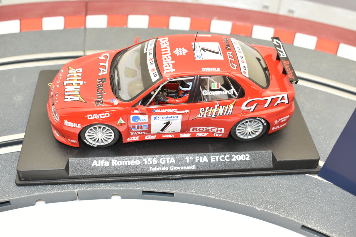 Red model car of 2002 Alfa Romeo 156 GTA race car for Fly Car 88108