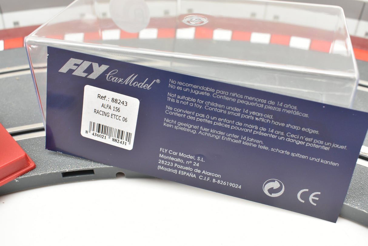 Model car packaging for Alfa Romeo 156 racing car for Fly Car 88243