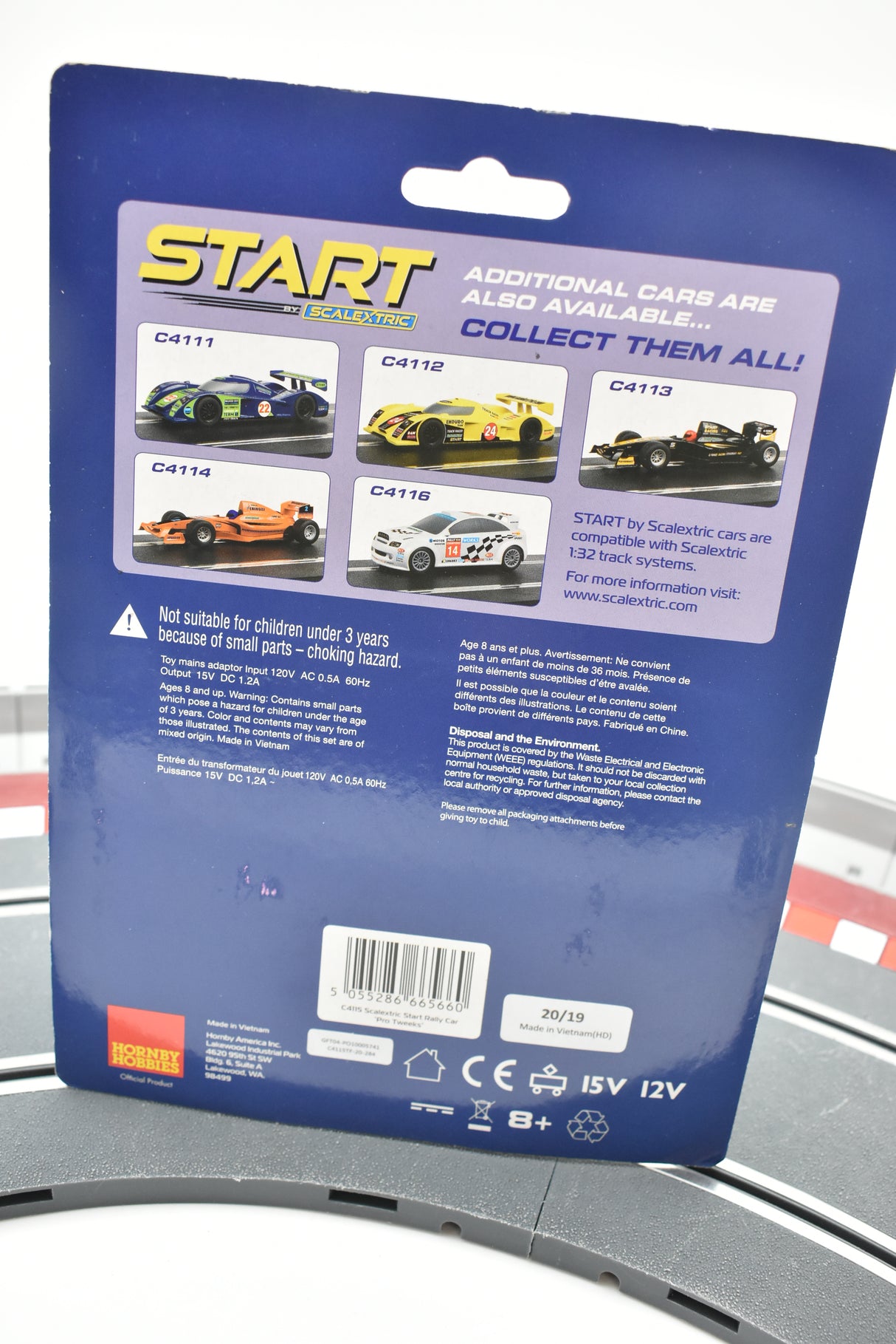 Assortment of remote control race cars for track play for Scalextric C4115