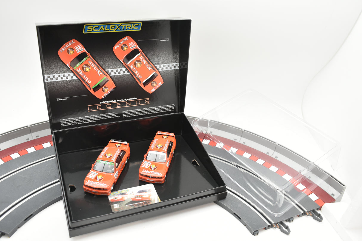 Scalextric BMW E30 M3 model car set in open box for C4110A