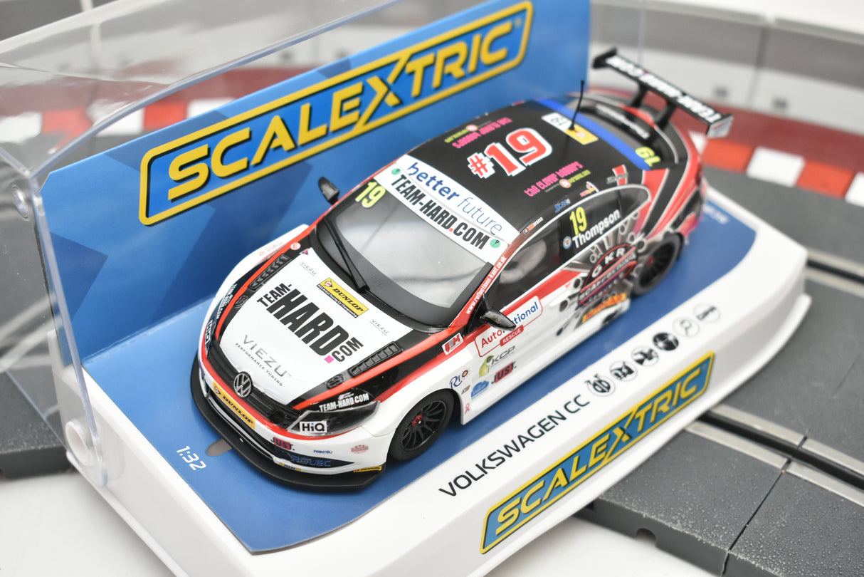 VW Passat CC race car model in its box for Scalextric C4016