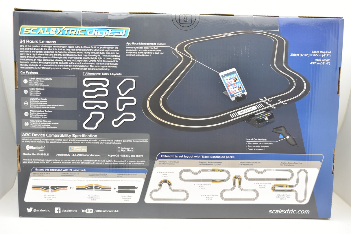 Model train track layout components and accessories for a 24-hour race set for Bundle Pack Special C1404T