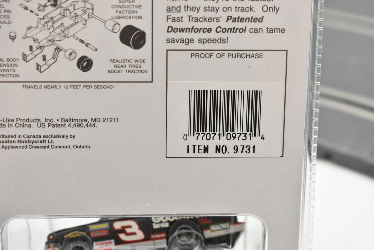 Black Goodwrench #3 Truck model with item number 9731 for Life-Like Racing Max-Traxx
