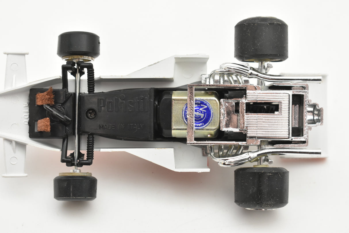 Toy car replica showing engine details, side view for Polistil Evolution ART A.100