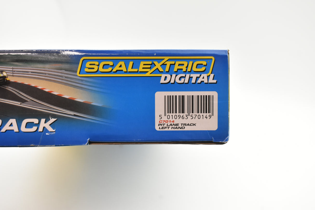 Scalextric Pit Lane Track (Left Hand) set box for C7014