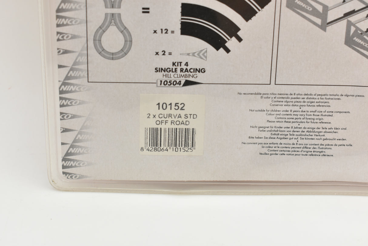 Ninco 1/32 scale off-road track curve piece, model 10152