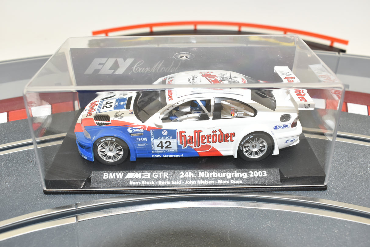 Slot car of a 2003 BMW M3 GTR race car for 88084 A-291