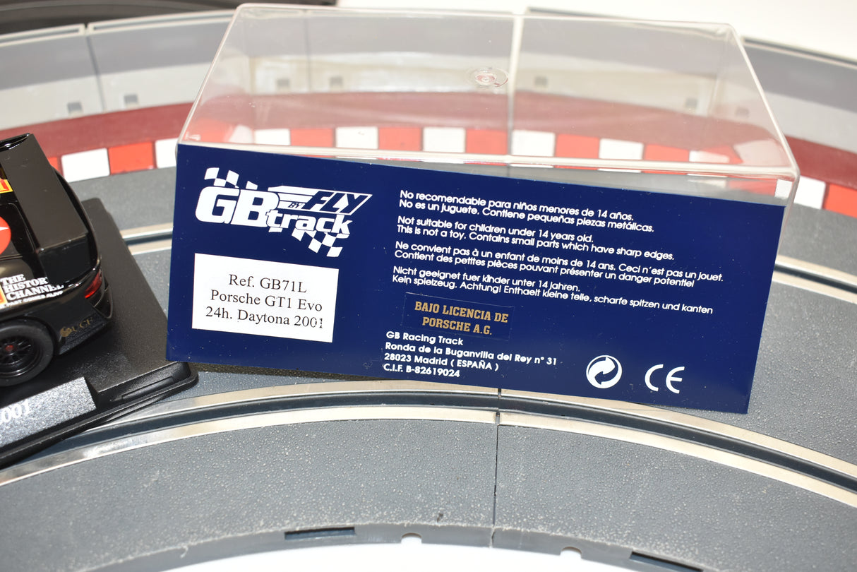 Warning label on car box: Not for children under 14 for Fly Car GB71L
