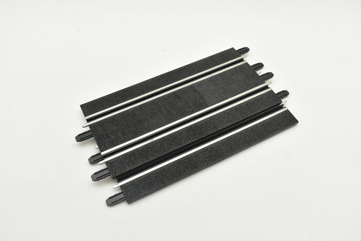 Two black, straight curtain tracks, 228mm long, for curtain rods for SCX Compact SC-01.005