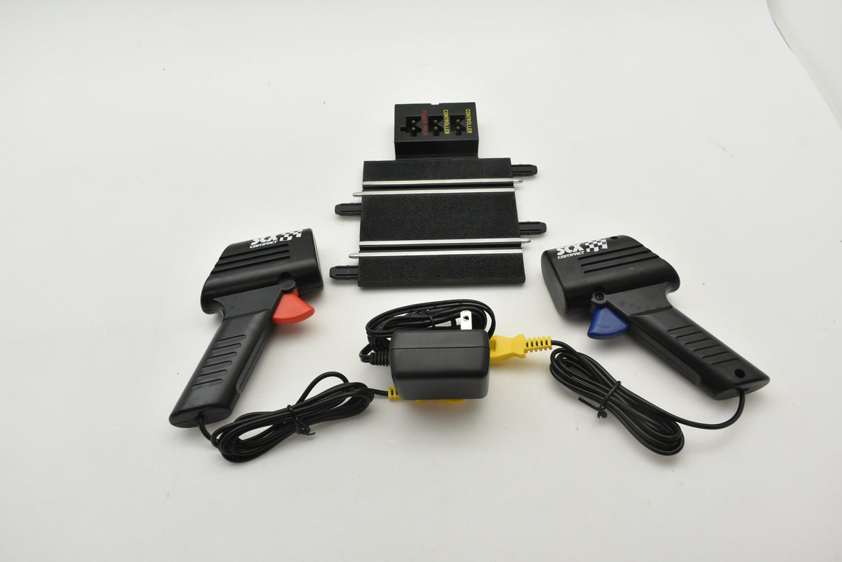 Power start kit components: two starters, battery box, and cables for SCX Compact SC-01.050