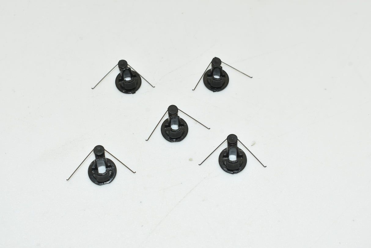 Five automatic return springs for SCX Analog, laid out on white for ARS AD01442