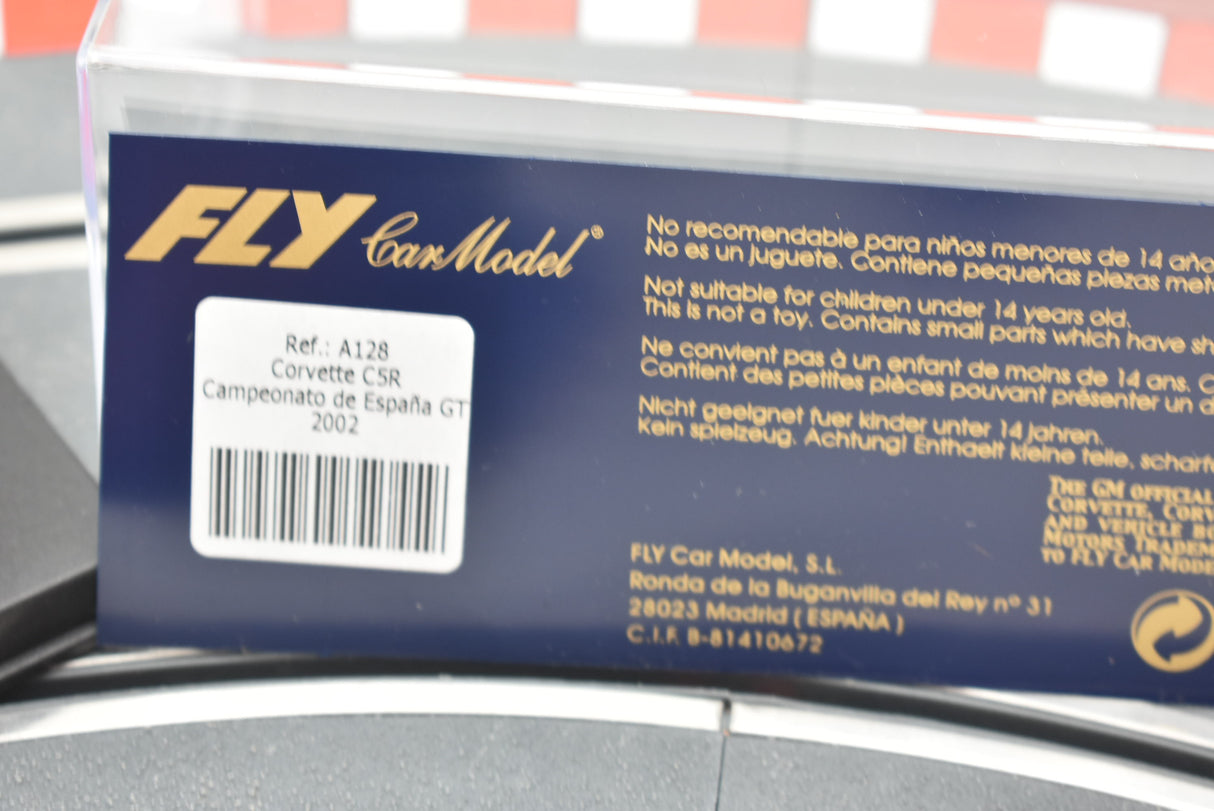 Model box for 2002 Corvette C5R race car for Fly Car A128