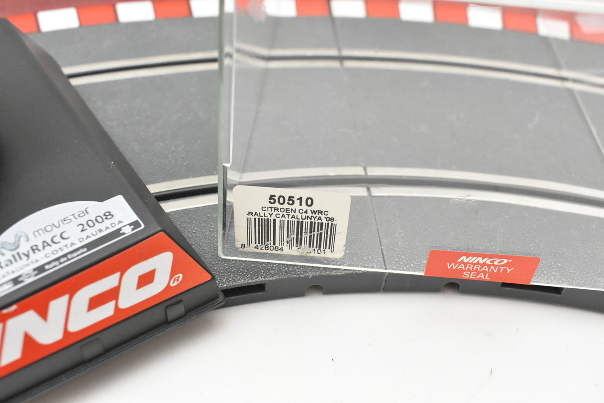 Warranty seal for 2008 Citroen C4 WRC Rally Catalunya for Ninco 50510