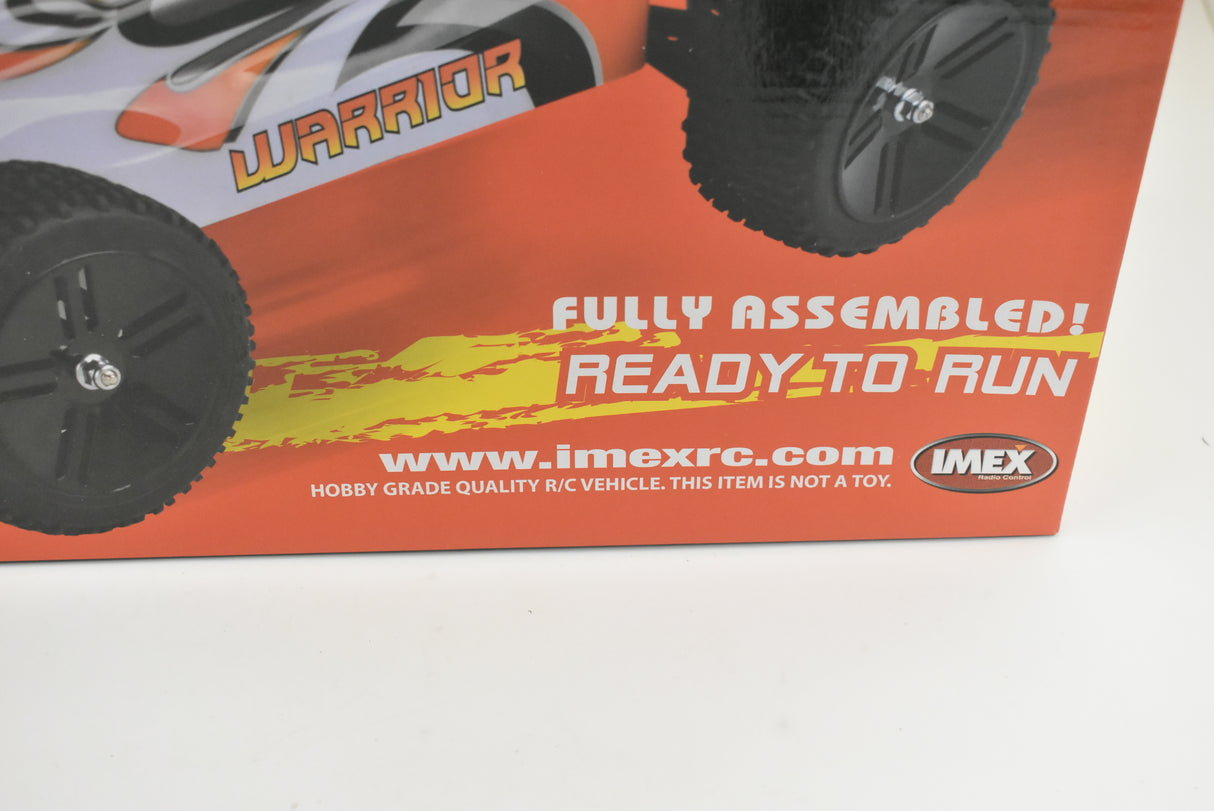 RC buggy box art showing a vehicle and text indicating it is ready to run for IMEX 18020