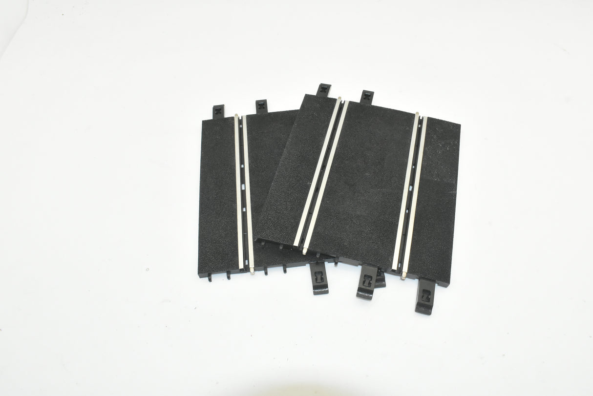 Black straight track pieces for model train layout for Ninco 10103