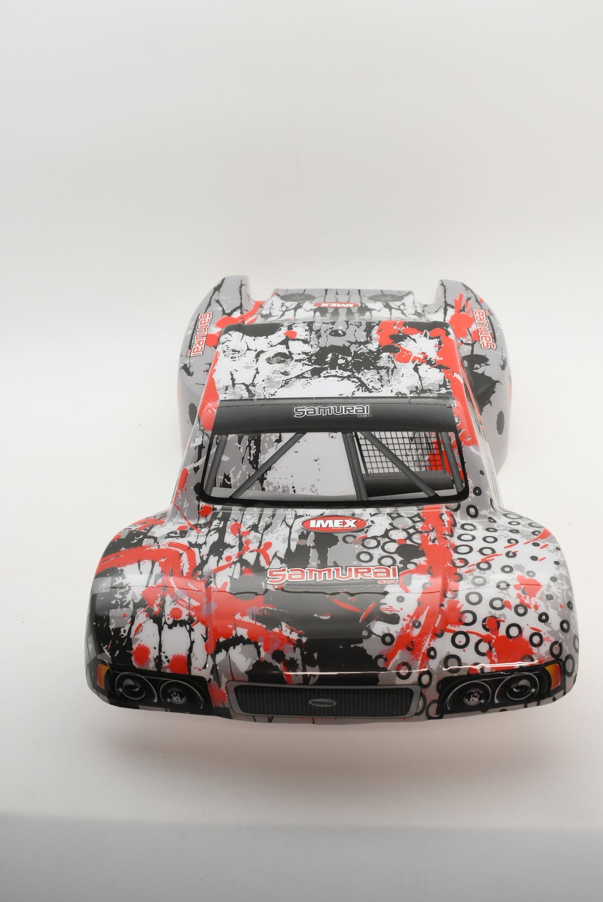 Red and black printed RC truck body shell for scale crawler for IMEX R/C parts IMX18590