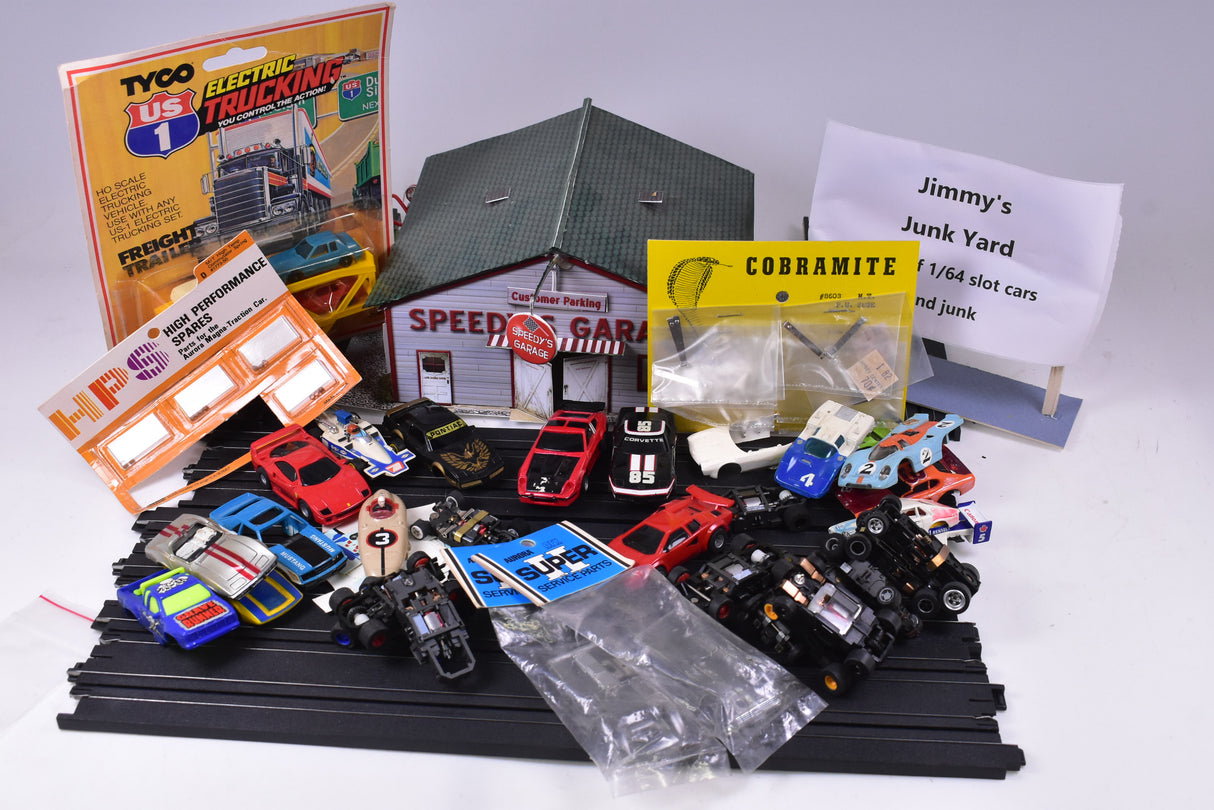 Jimmy's Junk Yard of HO Cars and Parts | Lot D | Tyco / Aurora
