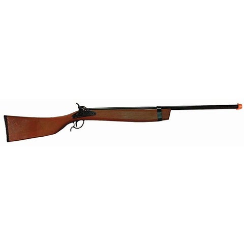 Double-barreled shotgun with wooden stock and black metal finish for Parris 2200B, front view