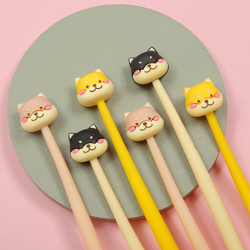 Shiba Inu Puppy Wiggle Gel Pen | 22445 | Bcmini
