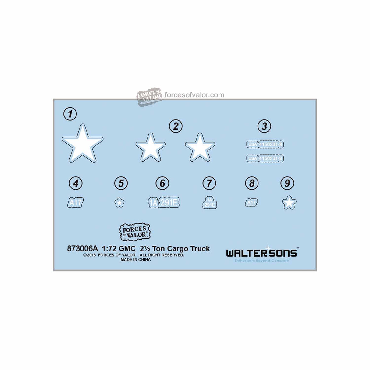 GMC 2 1/2 Ton Cargo Truck | 873006A | Waltersons